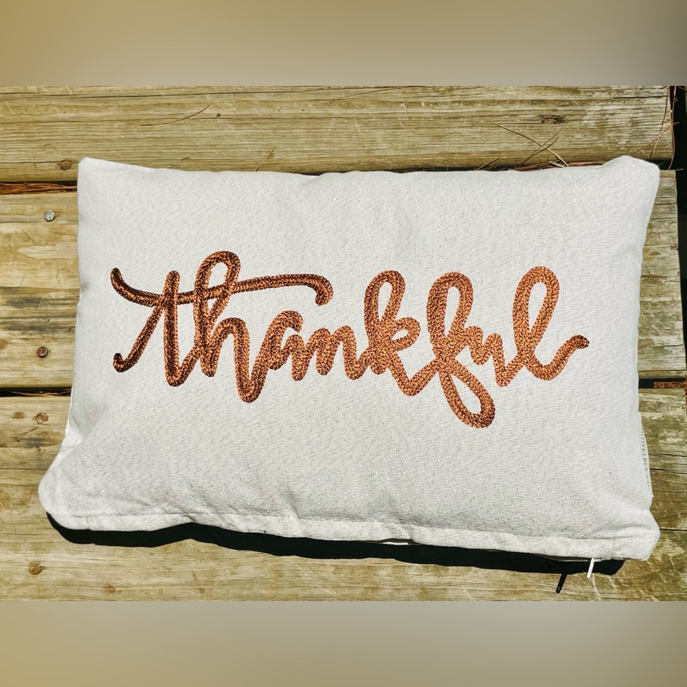*Thankful Pillow 15”x10” - Picture 12 of 12